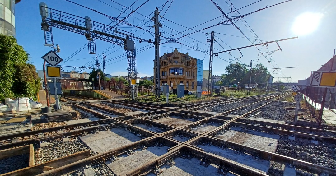 Avances en las obras de sustitución de una travesía en la estación de