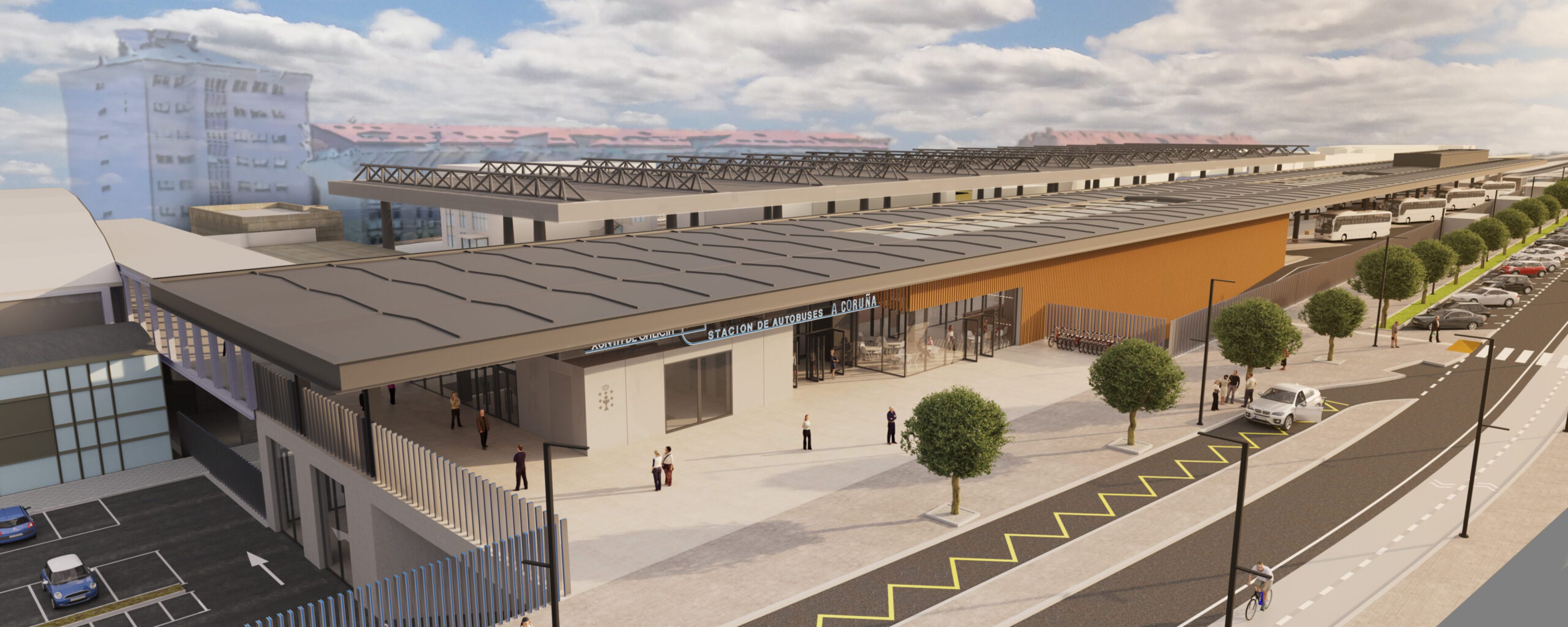 Intermodal coruña Proyecto basico Vista 1 11b