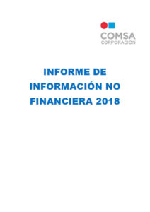 Estado de información no financiera consolidado 2018